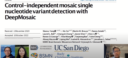 加州大學圣地亞哥分校 | 新的計算機程序“學習”識別導致疾病的馬賽克突變