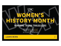 南加州大学 | 南加州大学女性历史月庆祝女性先驱及其故事