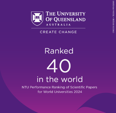 2024年NTU世界大學排名發(fā)布，昆士蘭大學位列全球第40位！