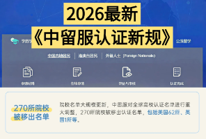 270所学校被除名、180天出境硬指标...中留服这次是动真格的！