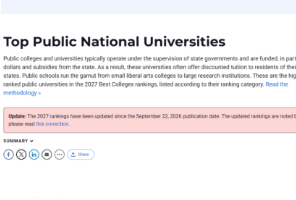 大洗牌，美国公立大学最新排名发布！港大13个硕士专业集体涨价！澳洲3所大学或将合并成&ldquo;超级大学&rdquo;？